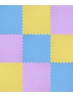 Puzzle podložka multipack One Fitness MP10 žluto-modro-fialová