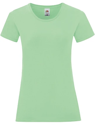 Fruit of the Loom Lady-Fit Iconic 150 T Dámské tričko 16.1432 neomint Fruit of the Loom Lady-Fit Iconic 150 T Dámské tričko 16.1432 neomint