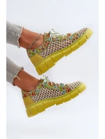 Dámské kožené polobotky Maciejka 05850-09 Limetkové