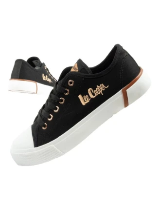 Lee Cooper dámské sportovní boty textilní tenisky stylové černé dámské
