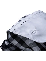 Daiber JN 617 Popelínová kostkovaná košile s dl. rukávem 02.0617 black/white