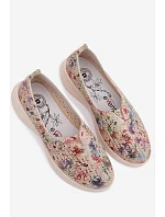 Semišové perforované dámské polobotky Multikolor Eliva