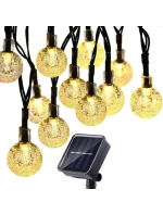 SOLÁRNÍ ZAHRADNÍ SVĚTLO GIRLANDA SOLÁRNÍ ŘETĚZ 4,9 M 40LED TEPLÁ BÍLÁ SOLÁRNÍ ZAHRADNÍ SVĚTLO GIRLANDA SOLÁRNÍ ŘETĚZ 4,9 M 40LED TEPLÁ BÍLÁ