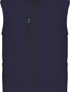 Kariban K 403 Pánská 3-vrstvá softshellová vesta 20.K403 navy