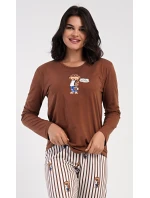 Dámské pyžamo dlouhé Bear Dámské pyžamo dlouhé Bear