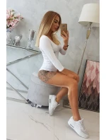 Body s potiskem pistole bílé