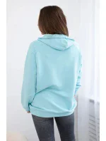 Bavlněná mikina s kapucí mincovna Bavlněná mikina s kapucí mincovna