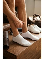 Pánské Kotníkové Ponožky ULTRA Tenké Bílé