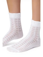 Dámské prolamované ponožky 205