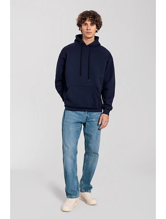 Fruit of the Loom Iconic Premium Hooded Sweat Mikina s kapucí z těžké bavlny 16.2284 deep navy Fruit of the Loom Iconic Premium Hooded Sweat Mikina s kapucí z těžké bavlny 16.2284 deep navy