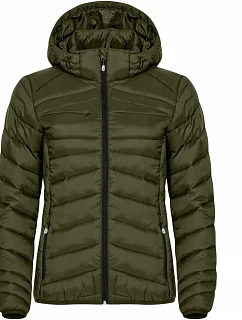 Clique Idaho Jacket Women Dámská prošívaná bunda 67.0977 fog green