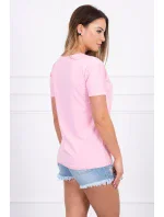 Halenka s potiskem Perfect powder pink Halenka s potiskem Perfect powder pink