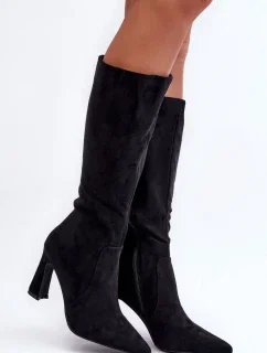 Kozačky na podpatku  model 184041 Step in style