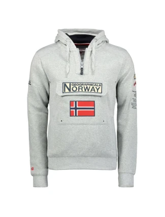 Geografické Norsko 3/4 mikina 007 M WR059H/GN B-Grey Geografické Norsko 3/4 mikina 007 M WR059H/GN B-Grey