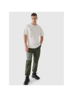 Oversize hladké unisex tričko 4F 4FRAW24TTSHU2672-12S