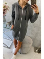 Mikina s kapucí graphite melange Mikina s kapucí graphite melange