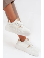 Dámské Sneakersy Na Platformě Big Star SS274359 Bílé Dámské Sneakersy Na Platformě Big Star SS274359 Bílé