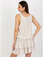 TW SK BI 8139 šaty.44 světle béžová TW SK BI 8139 šaty.44 světle béžová