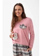 Pyžamo Luna 322 dlouhé/r M-2XL Z25/26 dámské