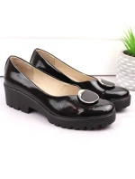 Dámské lakované polobotky se zdobením Filippo DP4569