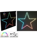 45LED RGB závěsné hvězdné dekorativní světlo