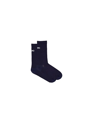 Cyklistické ponožky POC Cadence Road Long Socks, tmavě modré