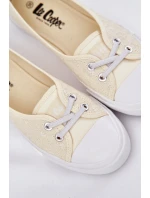 Dámské tenisky s výšivkou Lee Cooper LCW-25-31-3445L béžové
