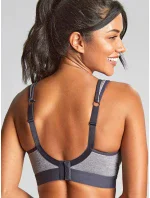 Sportovní podprsenka 7341B Non Wired Bra charcoal marl šedá - Panache Sportovní podprsenka 7341B Non Wired Bra charcoal marl šedá - Panache