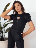 Dámská halenka LERRIS černá FashionStreet RY2519