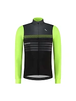 Rogelli tričko s dlouhým rukávem STRYDE černé – fluor 3XL