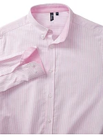 Premier PR 238 Oxford pruhovaná košile s dlouhým rukávem 39.0238 white/pink Premier PR 238 Oxford pruhovaná košile s dlouhým rukávem 39.0238 white/pink
