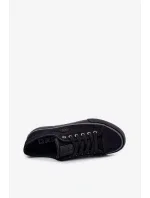 Pánské plátěné tenisky Big Star – černé