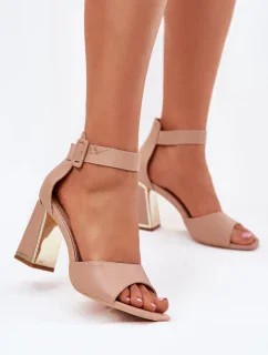 Sandály na podpatku  model 214392 Step in style