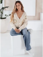 Dámský svetr KERINDA ecru FashionStreet MY2500