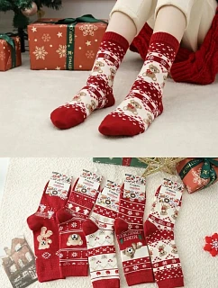 Ponožky WiK Pesail 3061 vzor 66 Merry Christmas 35–42