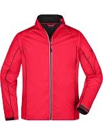 Daiber JN 1122 Pánská softshell bunda s odepínacími rukávy 02.1122 red/black Daiber JN 1122 Pánská softshell bunda s odepínacími rukávy 02.1122 red/black