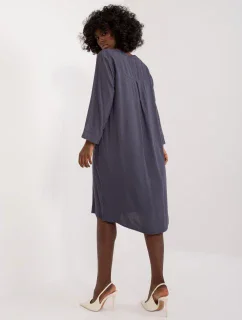 Šaty D73761M30430A tmavě modré