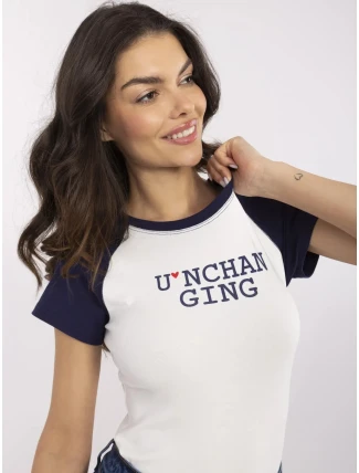 NM TS Tričko V7939.50 tmavě modrá a bílá