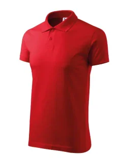 Single J. polokošile pánská červená