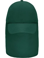 Daiber MB 6243 6 panelová kšiltovka s ochranou krku 03.6243 dark green
