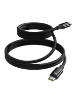 Baseus Tungsten magnetický kabel USB C-USB C 100W 1m (černý)