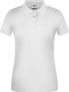Daiber JN 873 Dámské pracovní bio piqué polo 02.0873 white
