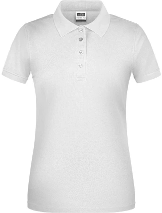 Daiber JN 873 Dámské pracovní bio piqué polo 02.0873 white