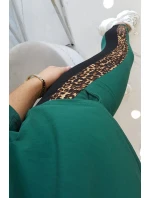 Sada s leopardím potiskem zelená Sada s leopardím potiskem zelená