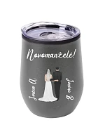 Personalizovaný termohrnek "BOWL" se svatebním párem Personalizovaný termohrnek "BOWL" se svatebním párem