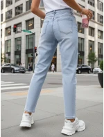 Dámské džíny mom fit světle modré FashionStreet UY2859