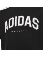 Dětské tričko adidas Codes Collegiate Graphic Tee černé JL6139 Dětské tričko adidas Codes Collegiate Graphic Tee černé JL6139