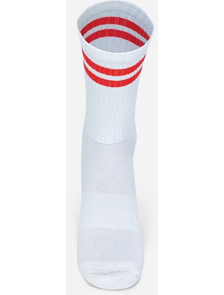 Mr. Socks L 05004 Tenisové ponožky "Basic" 88.5004 white/red Mr. Socks L 05004 Tenisové ponožky "Basic" 88.5004 white/red
