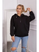 Mikina s kapucí černá Mikina s kapucí černá