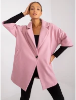 Dámský kabát CHA PL 0409.30x světle růžový